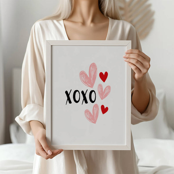 Wohnzimmer Ideen – Herzen Poster – Flur gestalten