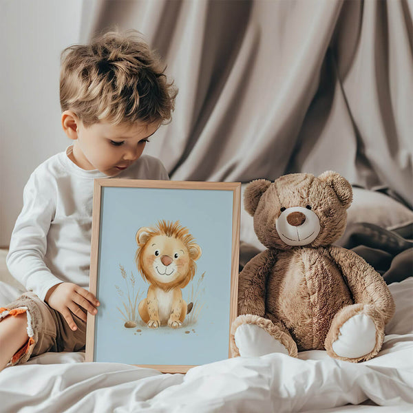 Babyzimmer Inspiration – Löwenmotiv – Moderne Kinderdeko