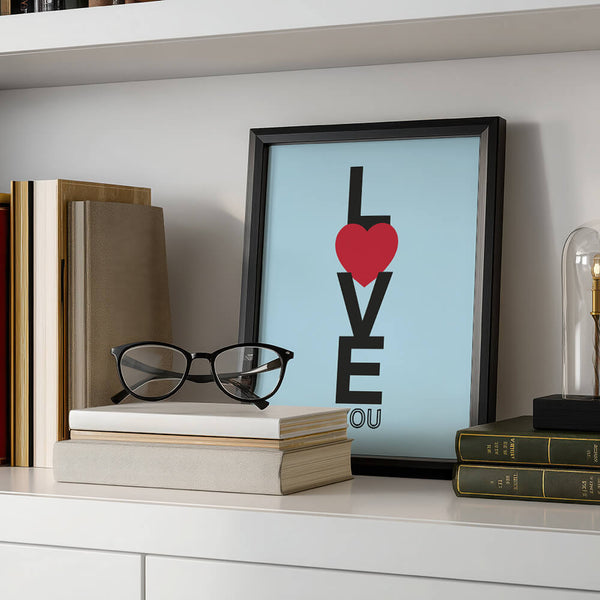 Eingang Design – Love Poster – Schlafzimmer Inspiration