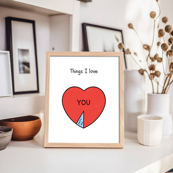 Wohnzimmer Inspiration – Herz Poster – Eingang Einrichtung