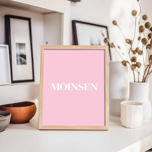 Flur gestalten – Moinsen Poster – Eingangsbereich Wohnung