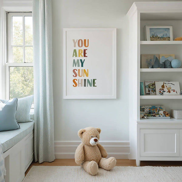 Babyzimmer Ideen  – You Are My Sunshine – Spielecke Deko