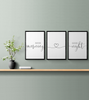 GOOD MORNING - Schlafzimmer Poster - Weiß