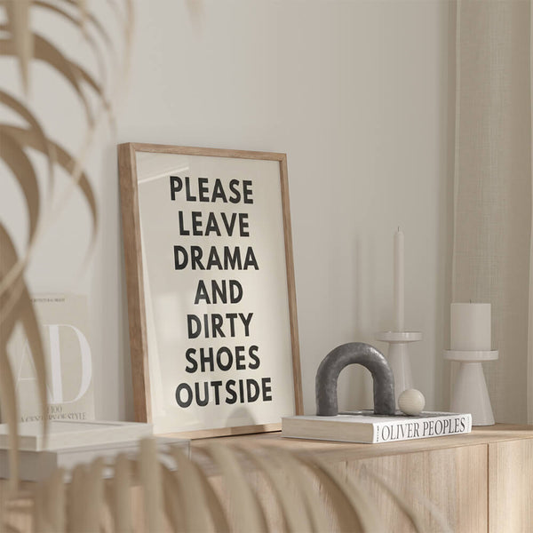 Humor Poster – Wanddeko Flur – Eingangsbereich Ideen