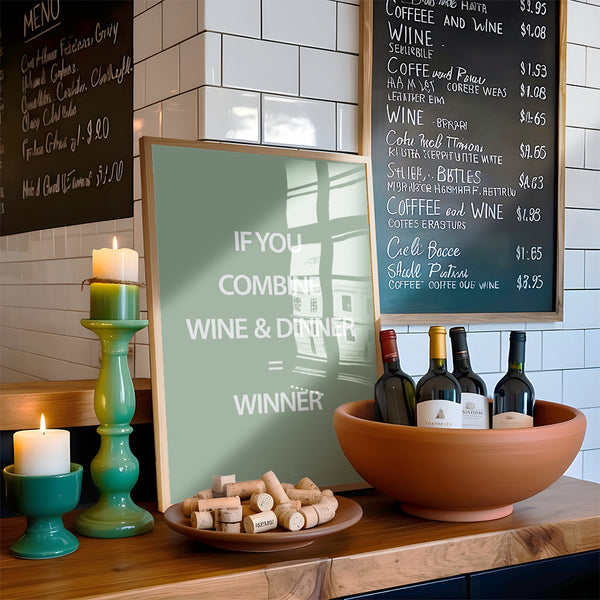 Bar Innenausstattung – Wein Poster – Küche Inspiration