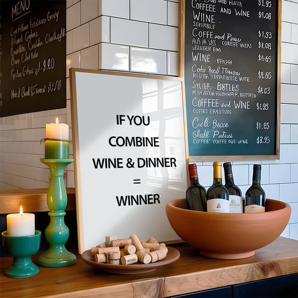 Wein Poster – Küche Inspiration – Esszimmer Ideen