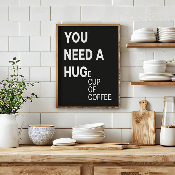 Küche Einrichtung – Kaffee Poster – Küche Inspiration