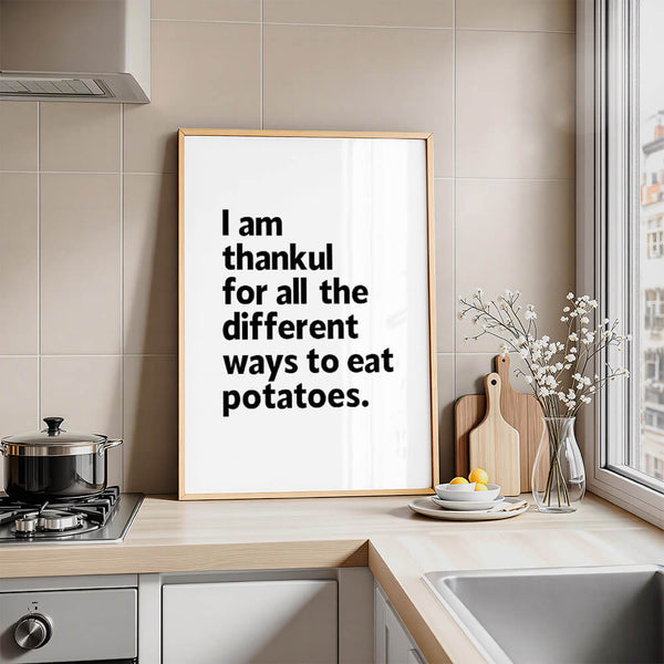 Küchenbild – Spruch Poster – Küche Wandgestaltung