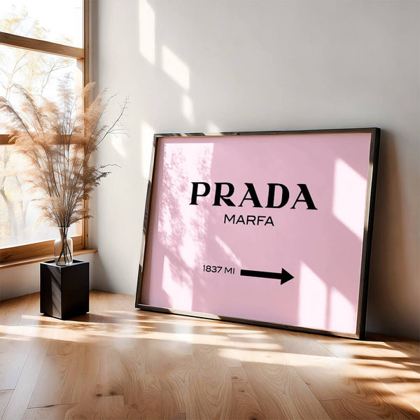 Prada Marfa Poster – Prada Wandbild – Prada Print