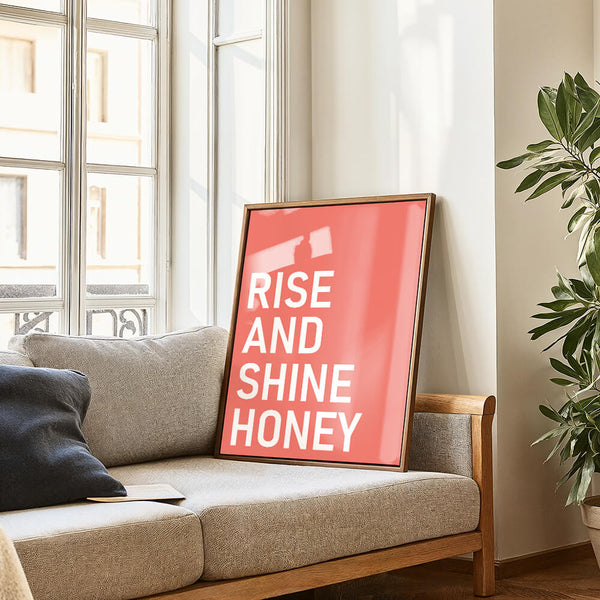 Motivationsspruch Poster – Feminines Bild – Motivationsposter Frauen