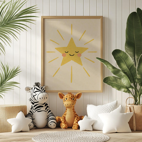 Babyzimmer Inspiration – Stern Bild – Kinderzimmer Ideen