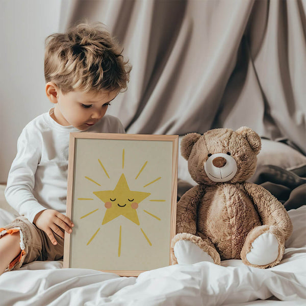 Babyzimmer Poster – Stern Bild – Kinderzimmer Ideen