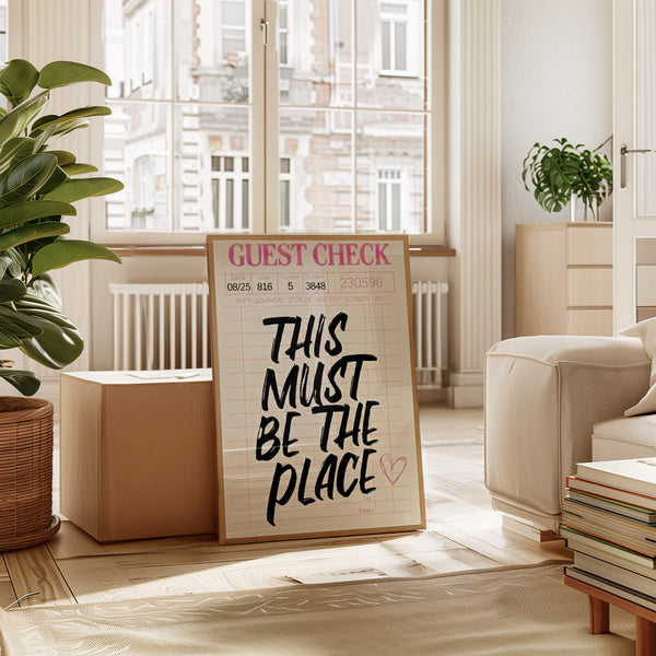THIS MUST BE THE PLACE - Rosa/Schwarz - Bestseller