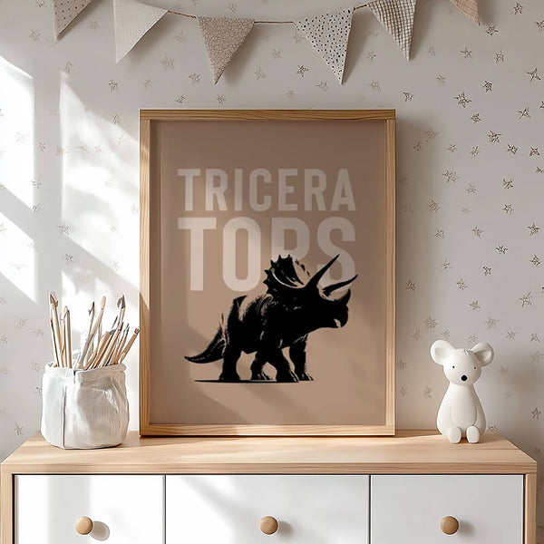Kinderzimmer Deko – Dinosaurier Poster – Babyzimmer Bild