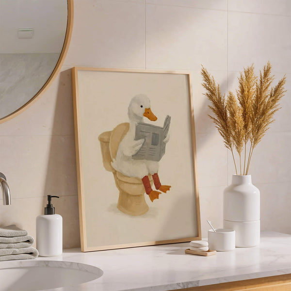 Lustige Wanddeko – Badezimmer Poster – Witziges Poster fürs Bad