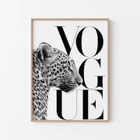 Wandbild Leopard – Luxus Poster – Stilvolle Deko