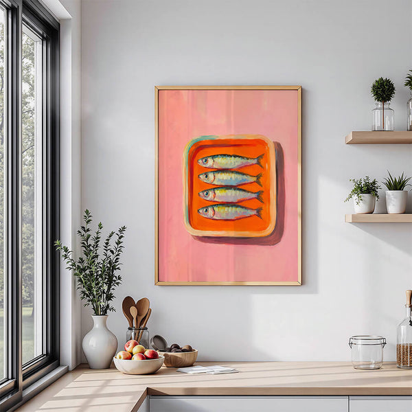 Küche Poster – Sardinen Bild – Küchendeko