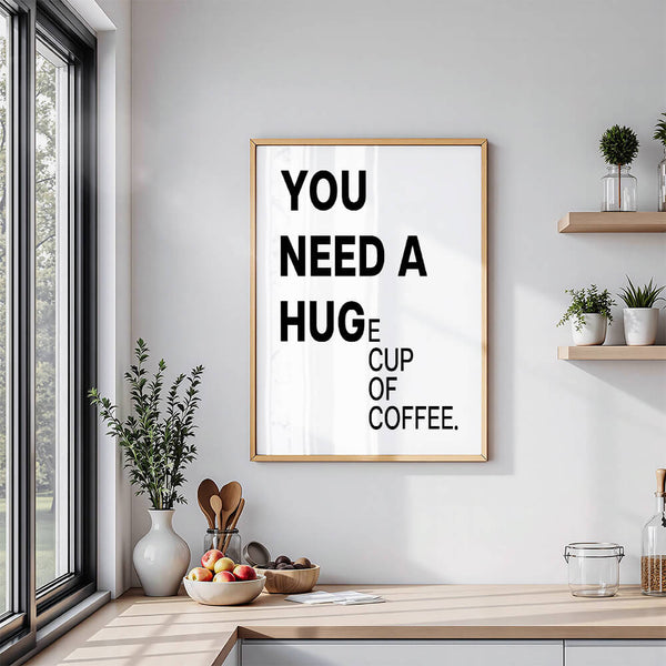 Küche Design – Kaffee Poster – Küche Einrichtung
