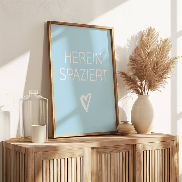 Eingangsbereich Bilder – Herein Spaziert Poster – Flur Wandgestaltung