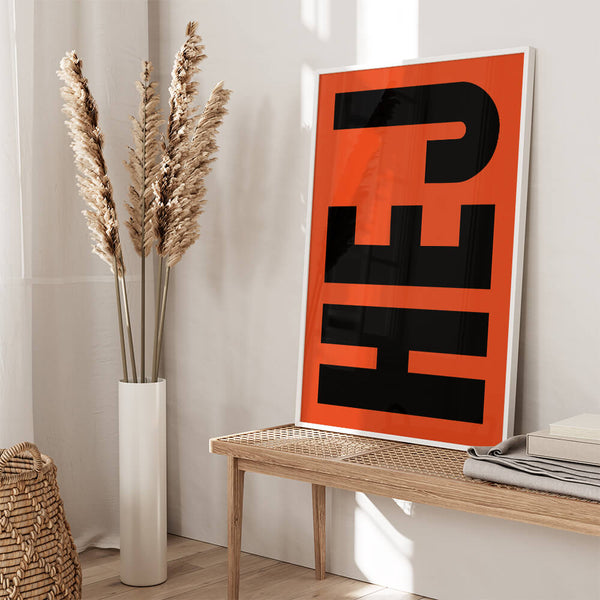 Eingang Design – Hej Poster – Flur Dekoration