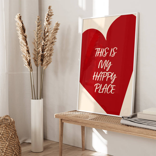 Flur Dekoration – Herz Poster – Eingangsbereich Bilder