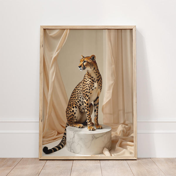 Fashion Wandbild – Leoparden Poster – Fashion Poster Wanddeko