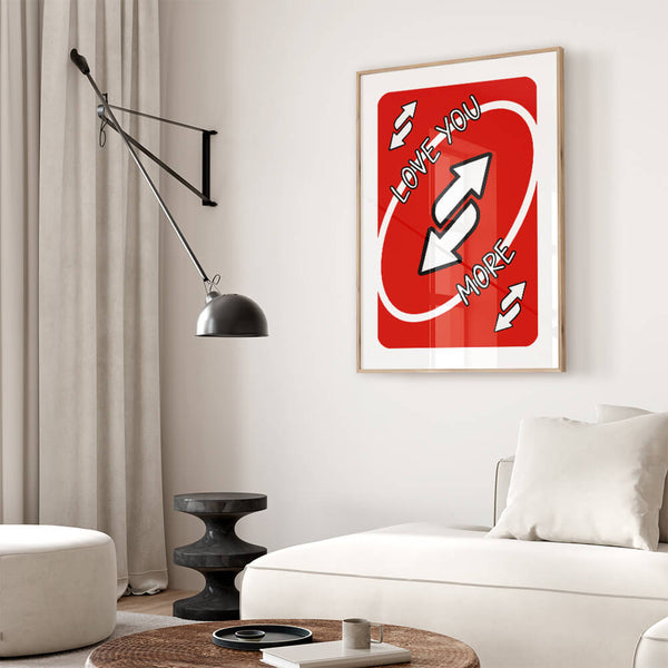 Romantisches Poster – Liebes Motiv – Moderne Wanddeko