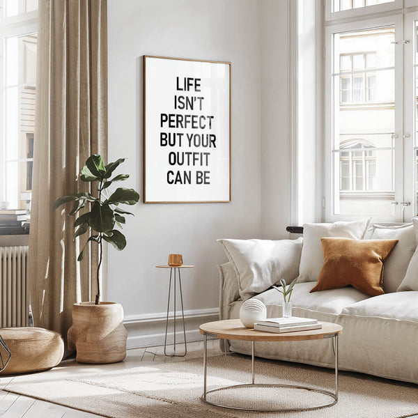 Mode Poster – Feminines Bild – Wohnzimmer Design