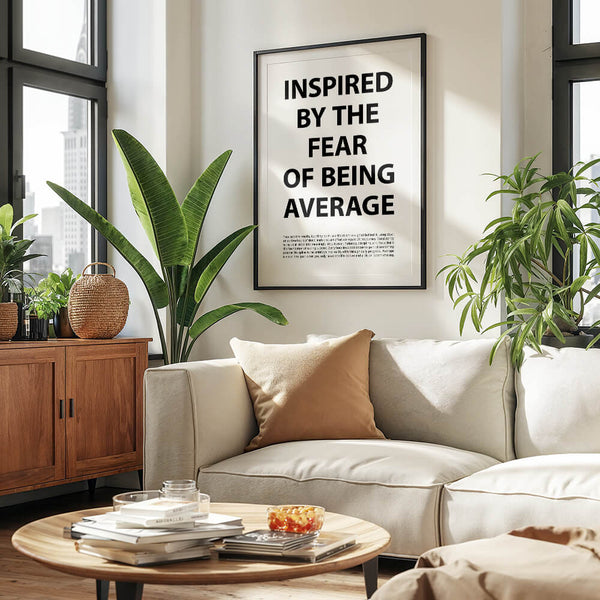 Motivation Spruch – Wohnzimmer Poster – Büro Inspiration