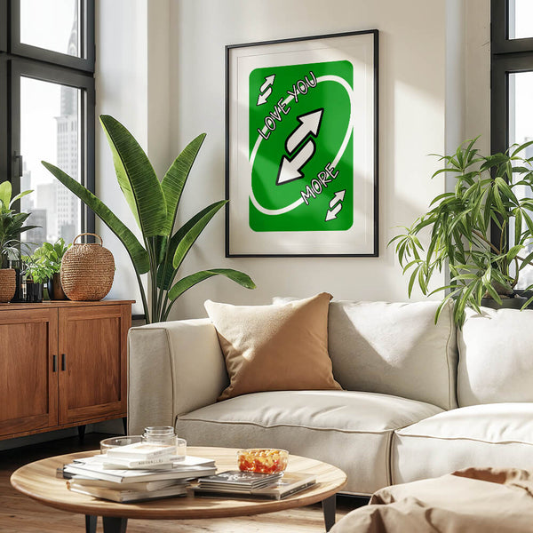 Wohnzimmer Inspiration – Typografie Poster – Deko für Paare