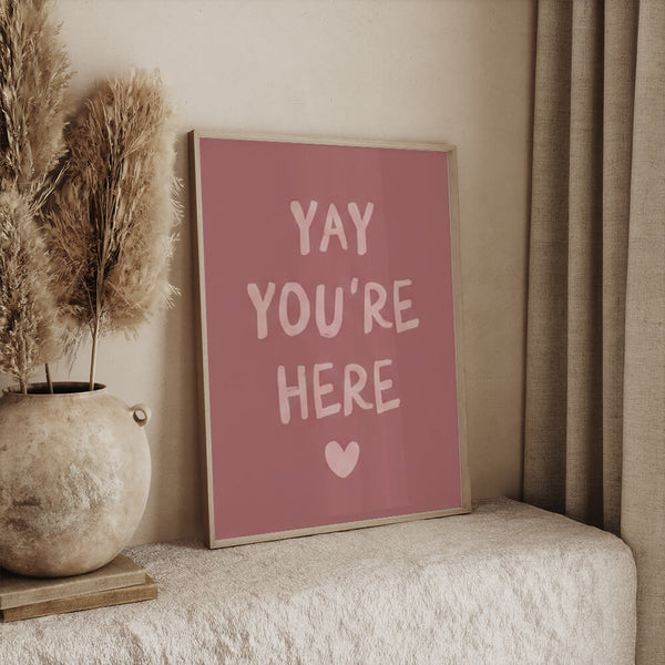 Eingangsbereich Poster – Flur Deko – Moderne Typografie